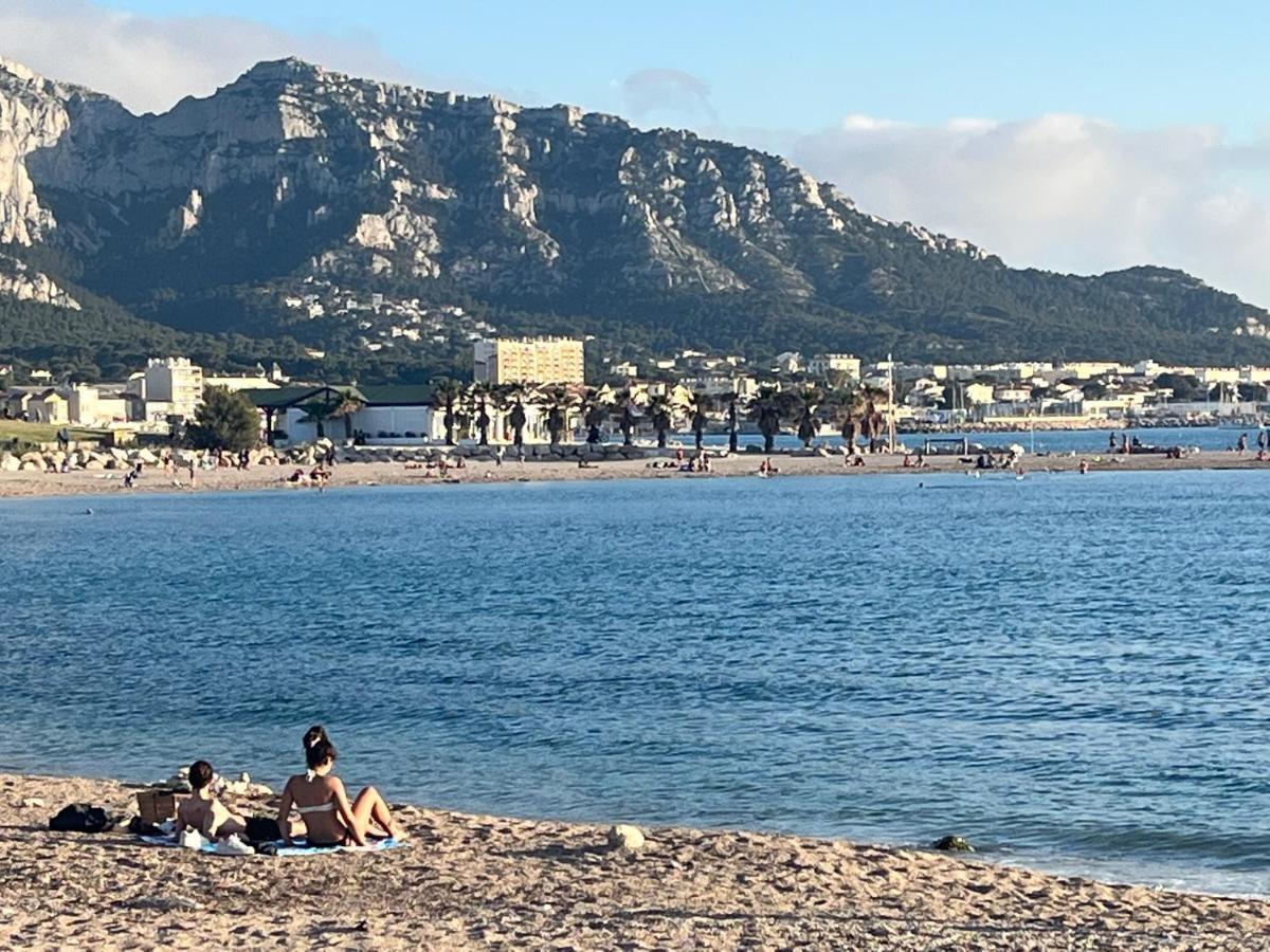 Sun Escape, Appart Renove Climatise 3 Pieces 4-6 Pers, 350M De La Plage Μασσαλία Εξωτερικό φωτογραφία